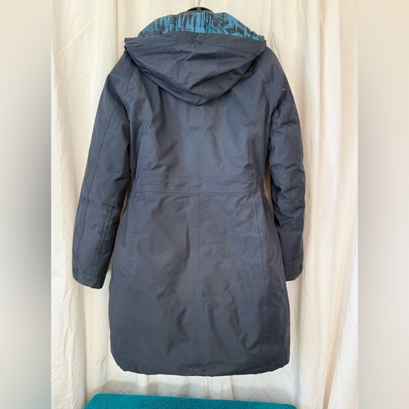 The North Face Goose Down Jacket Womens Medium Blue Puffer Insulated DryVent - Picture 8 of 11